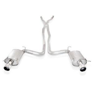 Cadillac CTS Performance Exhaust - Stainless Works - Cat Back, X-Pipe, Chambered Mufflers, High-Flow Cats, 4in Tips - `04-`07